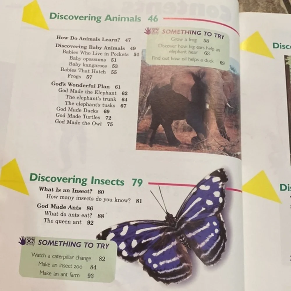 A Beka Discovering God’s World 1 Science Reader Student Book Homeschool